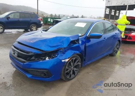 2021 Honda Civic Sport from USA, damaged, VIN 2HGFC2F84MH501292